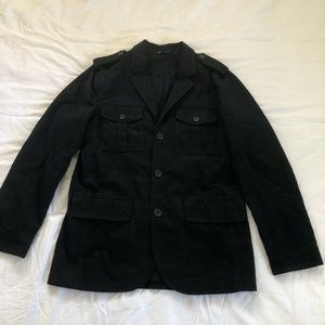 Gap Mens Blazer Jacket Black Medium